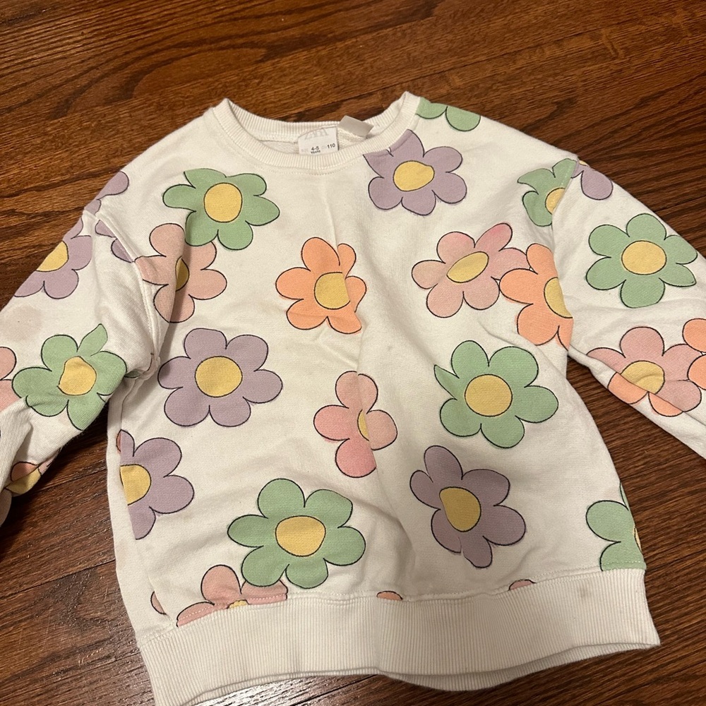 Floral Kids Sweatshirt